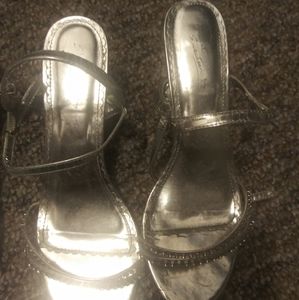 Silver shoes